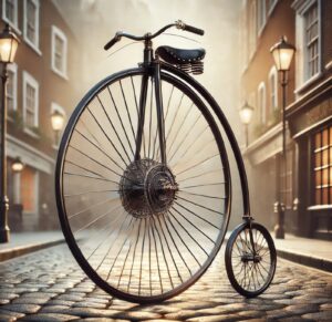 Penny-farthing bicycle 